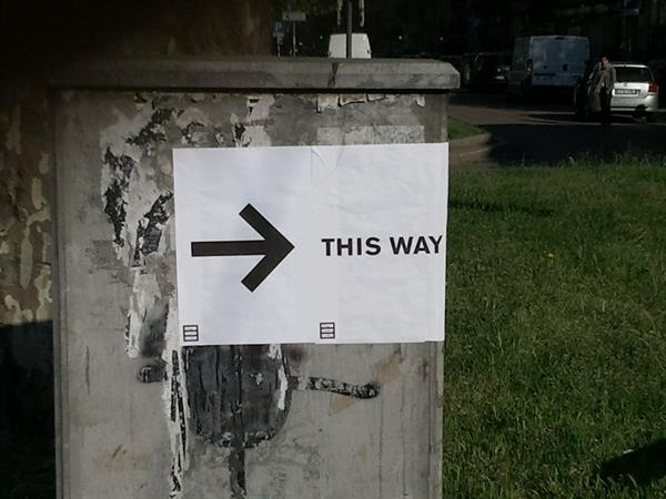 'This way' is everywhere...